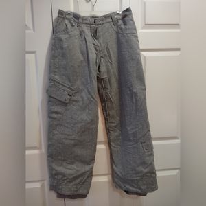 Obermeyer Illusion Gray Heather Women's Board Pants, 10